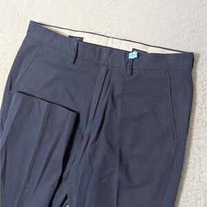 J.Crew Pants Men 30/30 Navy Blue Slim Bedford Micro Polka Dot 03604 Lightweight